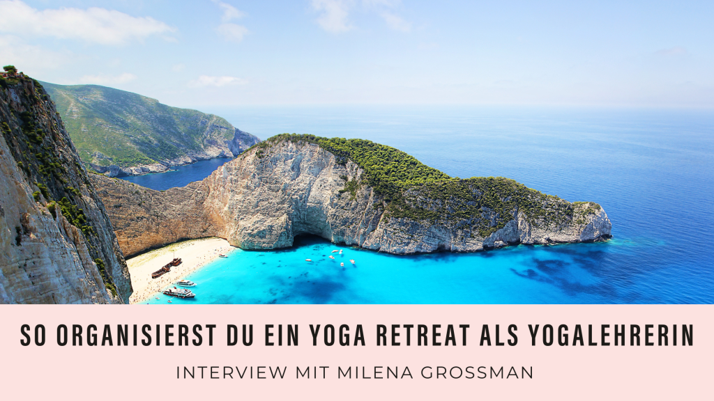 Türkises Meer, Felsen, Strand - Location eines Yoga Retreats